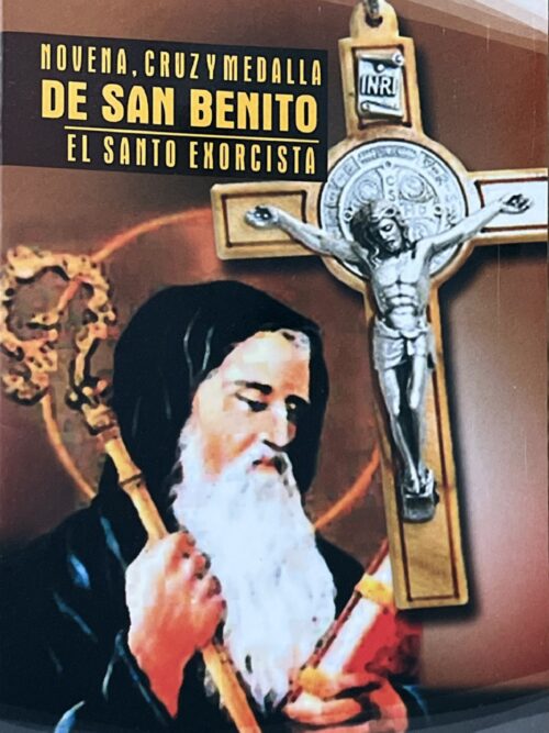 NOVENA CRUZ Y MEDALLA DE SAN BENITO EL SANTO EXORCISTA